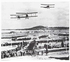 RAAF Avro 504s at opening of Parliament House Canberra 