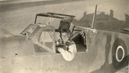 Bobby Gibbes in his Messerschmitt Bf.109F.