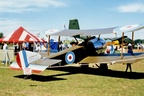 RAAF Museum Sopwith Pup Replica VH-PSP Schofields 10Nov1985 - Photographer Wal Nelowkin - NAS Nirimba Airshow - Caribou A4-208 at rear (low res photo)