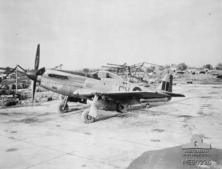 North American P51 Mustang
Fano, Italy. 
November 1944.
