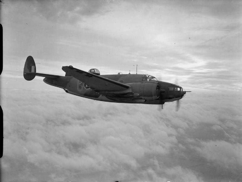 Ventura Mark II, AE939 &#145;SB-C&#146;, of No. 464 Squadron RAAF based at Feltwell, Norfolk, in flight.