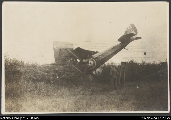 Airco DH.5 A9383 England, 1917 NLA Image