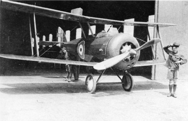 Airco D.H.5 A8390.
68 (Australian) Squadron, RFC, 
Harlaxton, c.1917,  
via Mike Mirkovic.