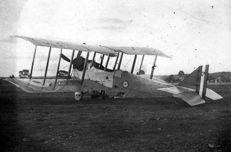 Airco D.H.6 C1972.
C.F.S., Point Cook,
 c.1919,  
via Mike Mirkovic.