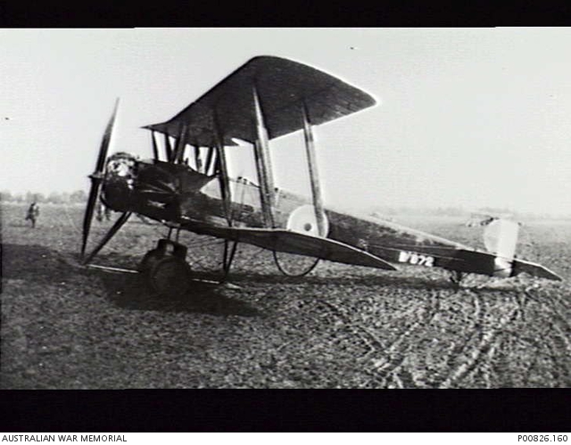 Avro 504 ?872 
AWM P00826_160