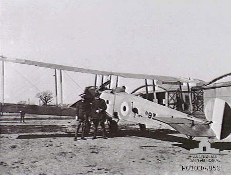 Avro 504J D93 
AWM P01034_053