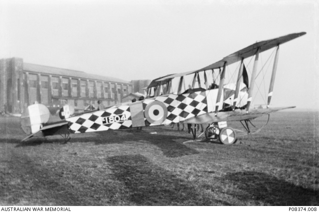 Avro 504 E1804 
5 Sqn, AFC. 
AWM P08374_008