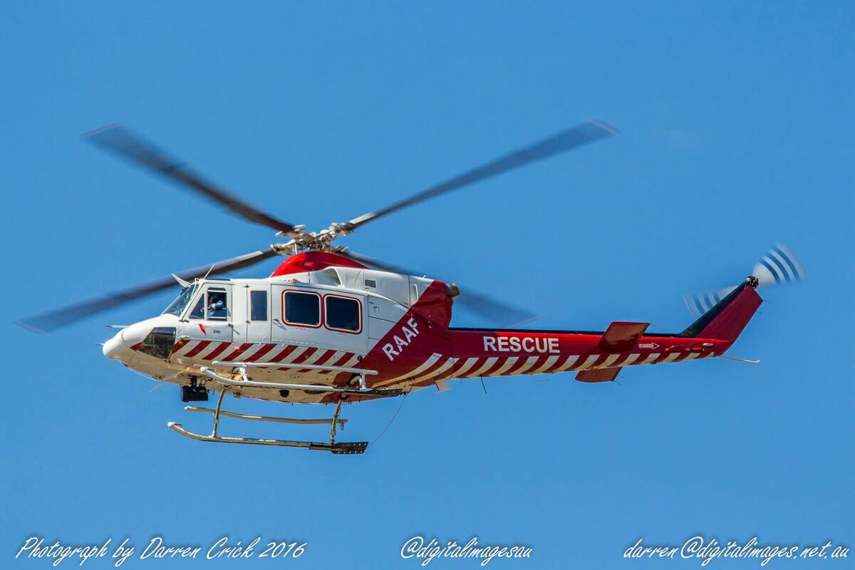 Bell 412 VH-VAB
                          Canberra Airport Open Day 2nd April 2016 Photo
                          Darren Crick