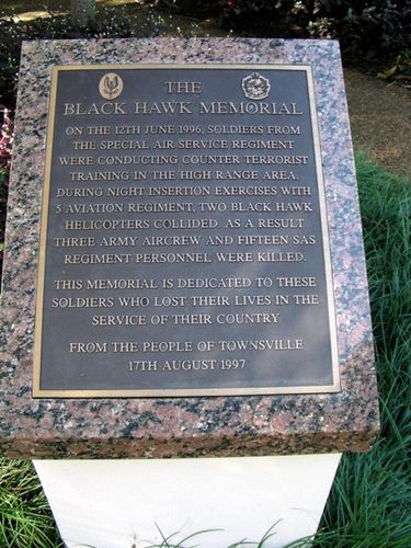 Blackhawk Memorial Plaque