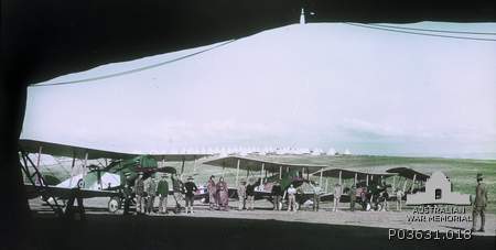 Bristol Fighter 
B1128 
with two Martinsydes and B.E.2