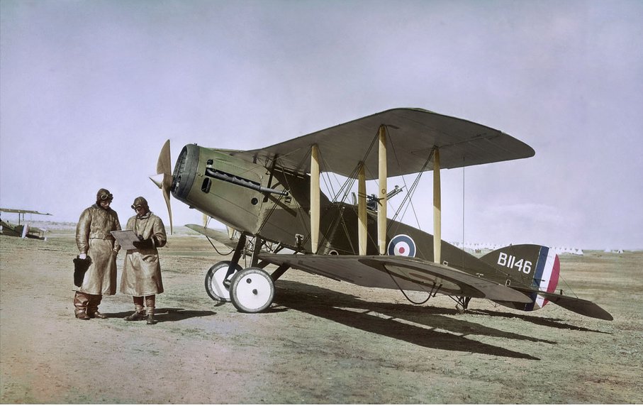 Bristol Fighter 
B1146
Captain Ross Smith and observer
Palestine February 1918