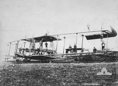 A damaged Zeppelin Staaken R Series aircraft at Bickendorf, Koln, Germany. 