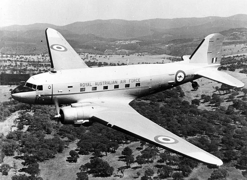 C-47B Dakota
                                A65-118 34 Squadron, c.1957 via Mike
                                Mirkovic.