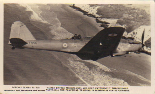 Battle L5156 
RAAF Postcard