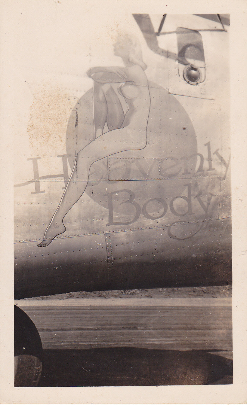 B24J-15-C)  42-73116 USAAF  380th Bomb Group "HEAVENLY BODY"  Dawin Jun43-Feb45  Placed under the control of the RAAF Australian North West Command  Photographer unknown  Paul Turner collection
