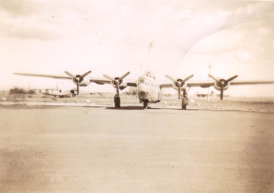 Unknown Liberator Photo- LAC  Ted Jones, Clerk Signals, 33 OBU, RAAF.