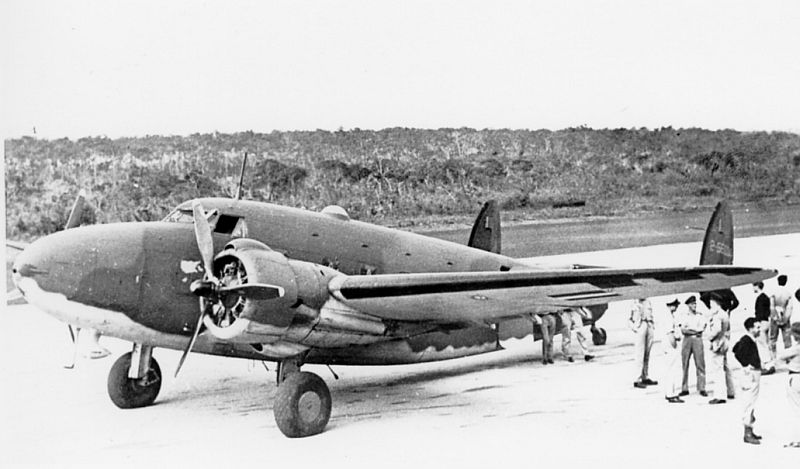 Loaned Dutch C-60A-5 Lodestar 
42-56034/LT9-31. 
37 Squadron, Coomalie Creek, c.1944
via Mike Mirkovic.