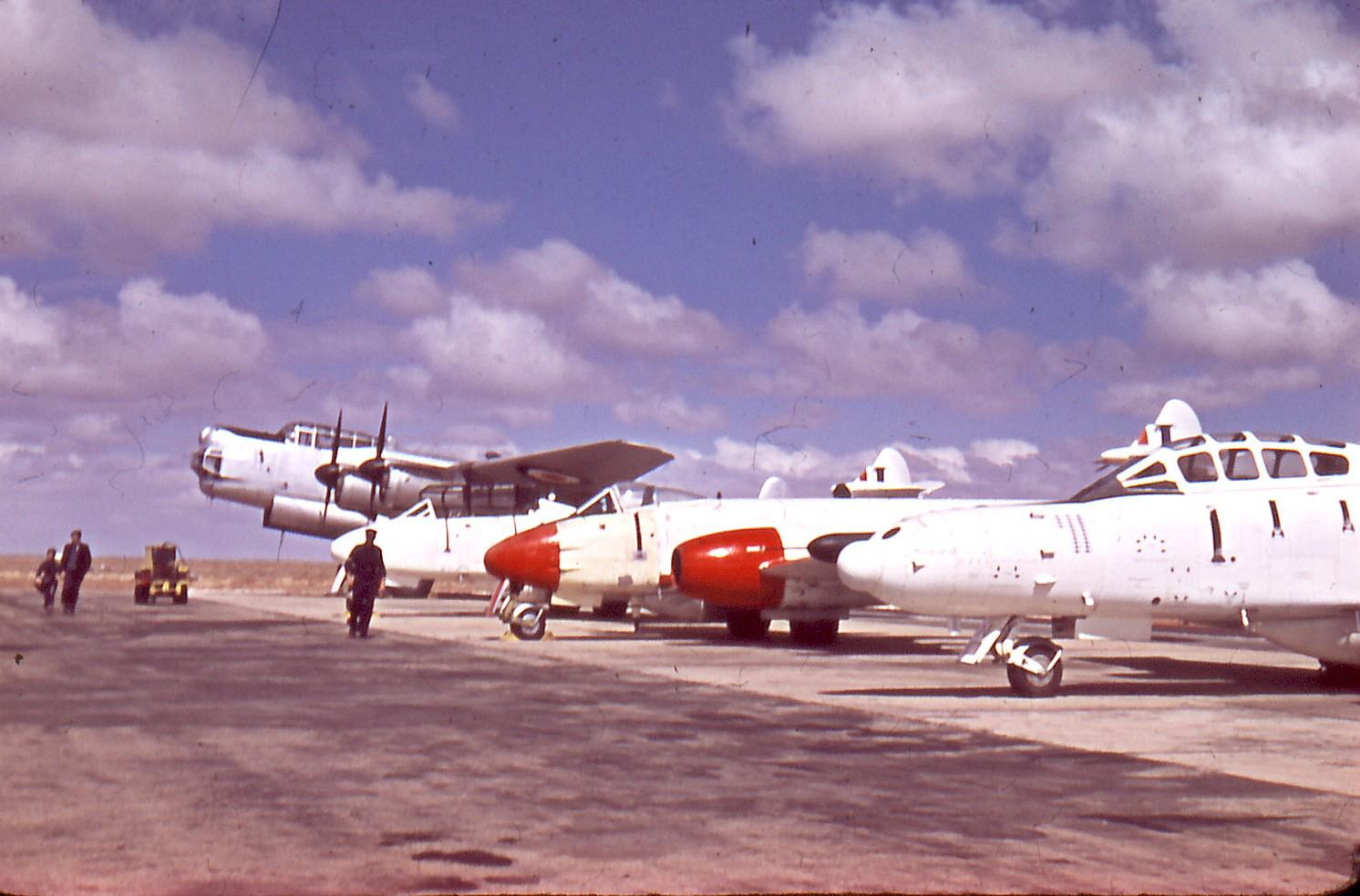 Meteor NF.11 WM373 Meteor U.15 Meteor T.7 Woomera
                Photo by Bill Aiken