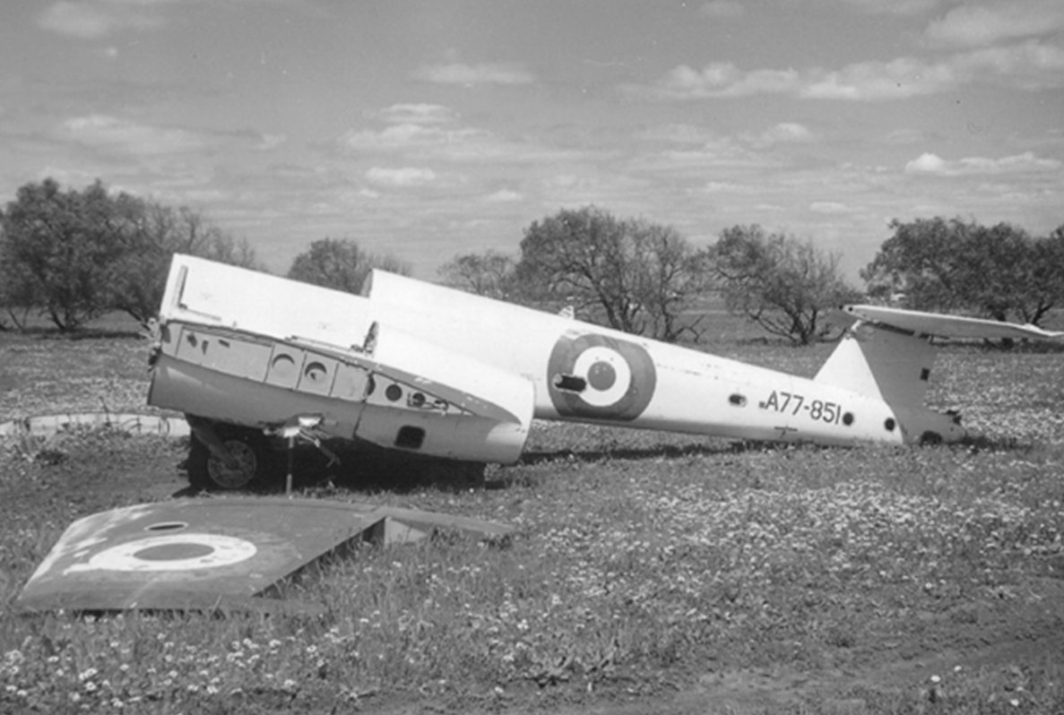 Meteor U.21A A77-851 Edinburgh 1966