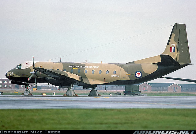 Andover NZ7628 
Brize Norton, UK 
31st December 1976
Photo by Mike Freer
