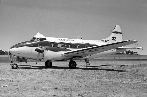 Devon NZ1818 
VH-CJY
Narrogin, WA
January 1973
Photo Geoff Goodall
Ed Coates Collection