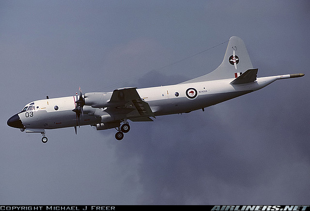 Orion NZ4203 
Fairford, UK 
July 1989
Photo Mike Freer