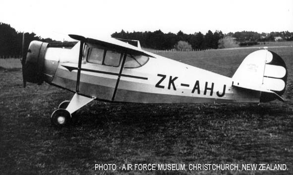 Porterfield 35W NZ598 RNZAF
                      Photo