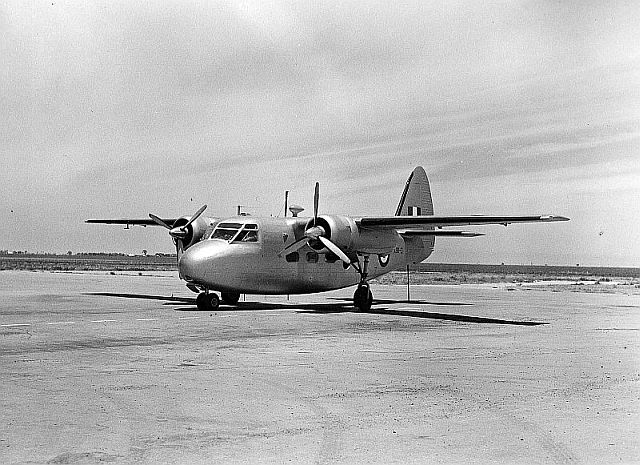 Percival Prince Mk.3 
A90-3.
1 Air Trials Unit, 
Woomera, c.1955,  
via Mike Mirkovic.