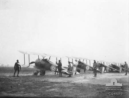 Six new Camels for 6 Sqn AFC AWM C04679 via Brendan Cowan
