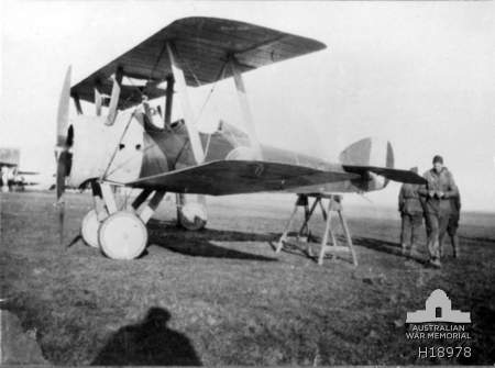 Camel 1.F.1 F1946 Two Seater of 5 Sqn, AFC AWM H18978 via Brendan Cowan