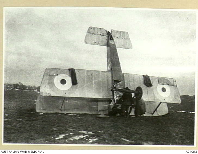 Sopwith Pup 8 Sqn, AFC. Crashed at Leighterton, UK.