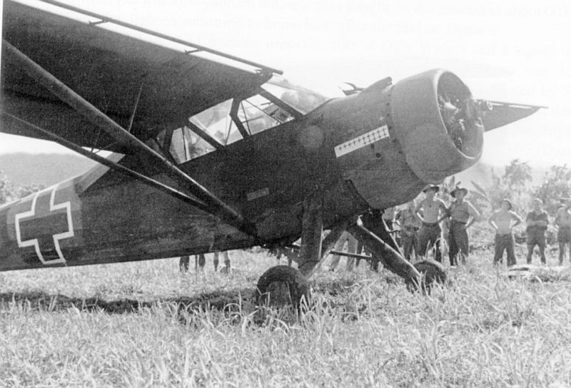 Loaned USAAF Stinson O-49/L-1 Ambulance 41-18959. 
33 Squadron, New Guinea, c.1942, 
Via Mike Mirkovic