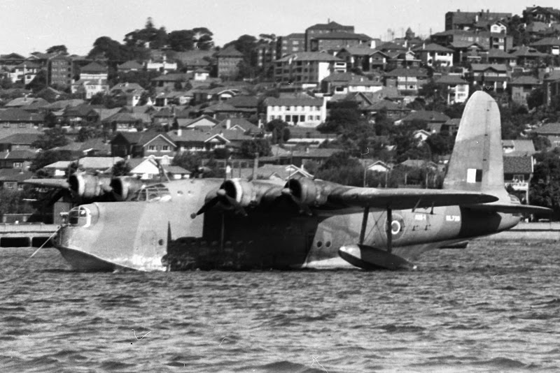 Sunderland Mk.III A26-4/ML733, Sydney, c.1944. via Mike Mirkovic.